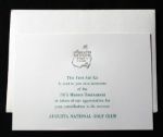Masters 1975 First Aid Kit presented as Players Gift