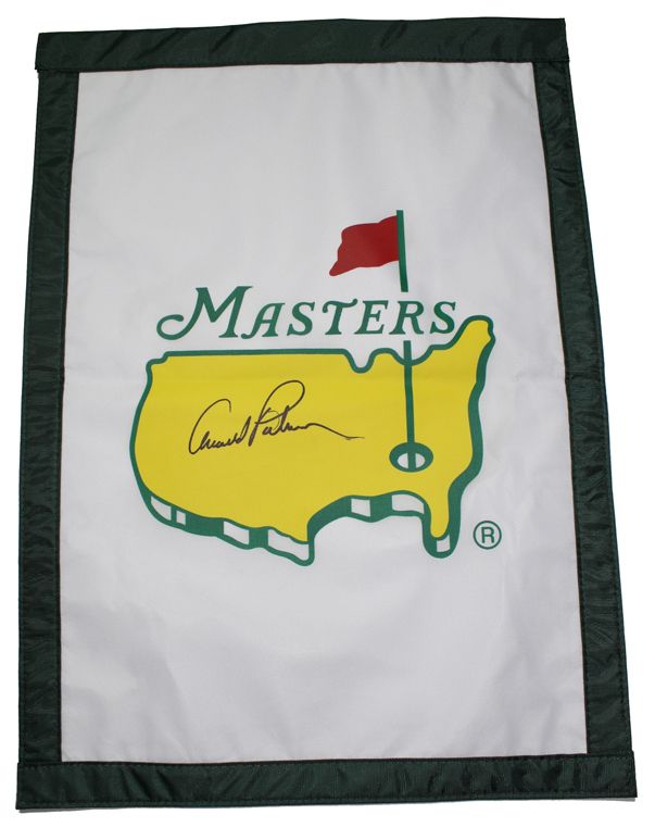 Lot Detail - 2010 Masters NEW Undated Flag Signed by Arnold Palmer