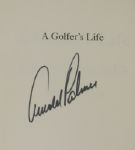 Arnold Palmer Autographed The Golfers Life - Autographed on Book
