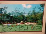 Shadowboxed Awesome 32 Masters Champions Framed Piece With TIGER UDA Masters Flag
