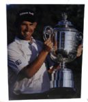 Padraig Harrington Autographed 11 x 14 - PGA Trophy photo JSA COA
