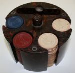 1940's Vintage Golf Poker Set - Really Neat