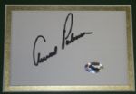 Jack Nicklaus/Arnold Palmer Framed Photo with Autographed Cuts JSA COA 