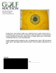 Actual Course Flown 18th hole flag from Jack Nicklaus' 14th Major Win at 1975 P.G.A.