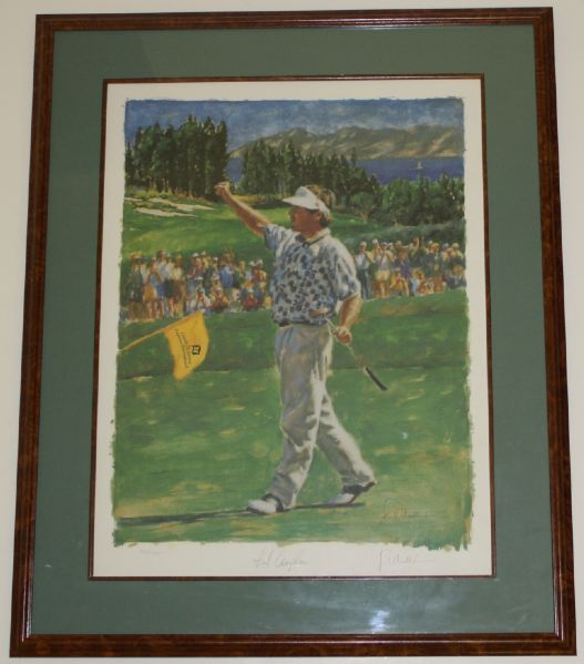 Limited Edition 19X25 Lithograph (#118/135) Signed by Fred Couples 