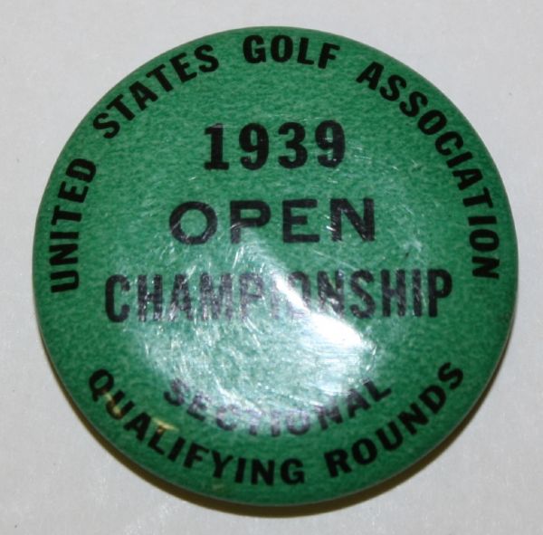 1939 USGA Open Qualifying Rounds Contestants Pin