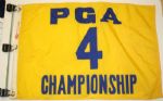 Actual Course Flown 4th Hole Flag from Gary Players 3rd Major Win at 1962 PGA