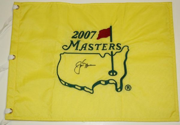 Jack Nicklaus Autographed 2007 Masters Flag