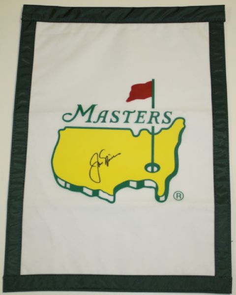 Jack Nicklaus Autographed Masters Garden Flag