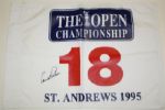 Arnold Palmer Autographed 1995 St. Andrews British Open Flag