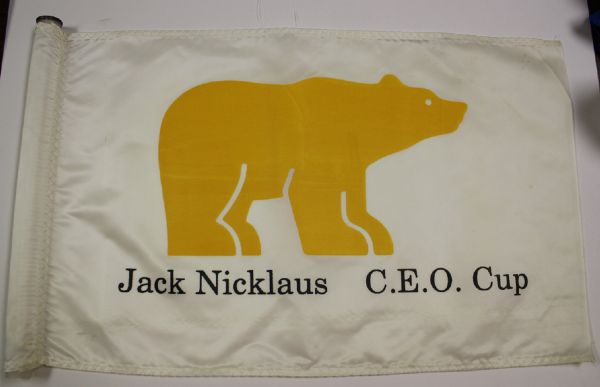 Flag from Jack Nicklaus designed course hosting C.E.O. Event