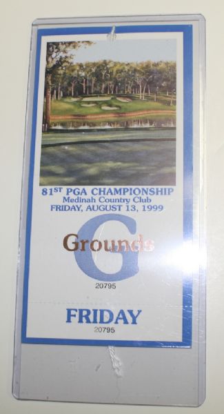 1999 PGA Ticket (Tigers Second Major Win)