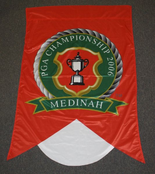 2006 Medinah Championship Banner Tiger Wins