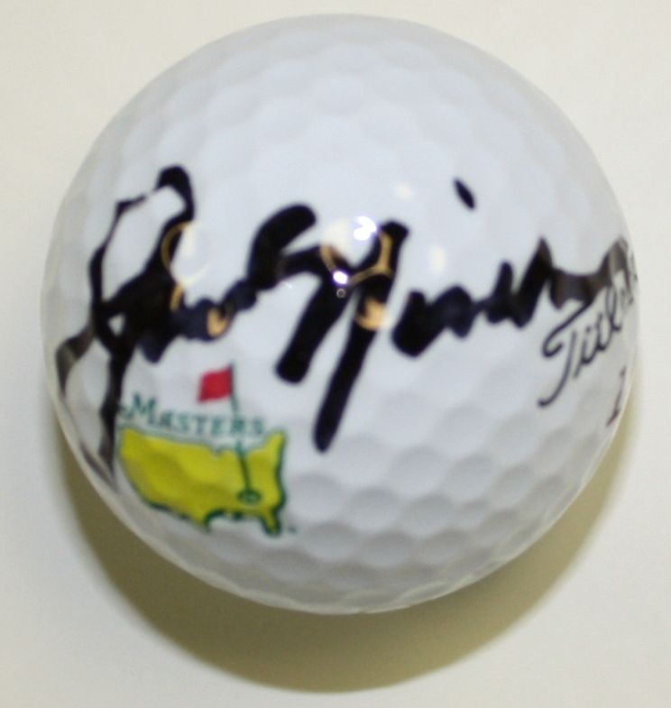 Lot Detail Jack Nicklaus Autographed Masters Golf Ball