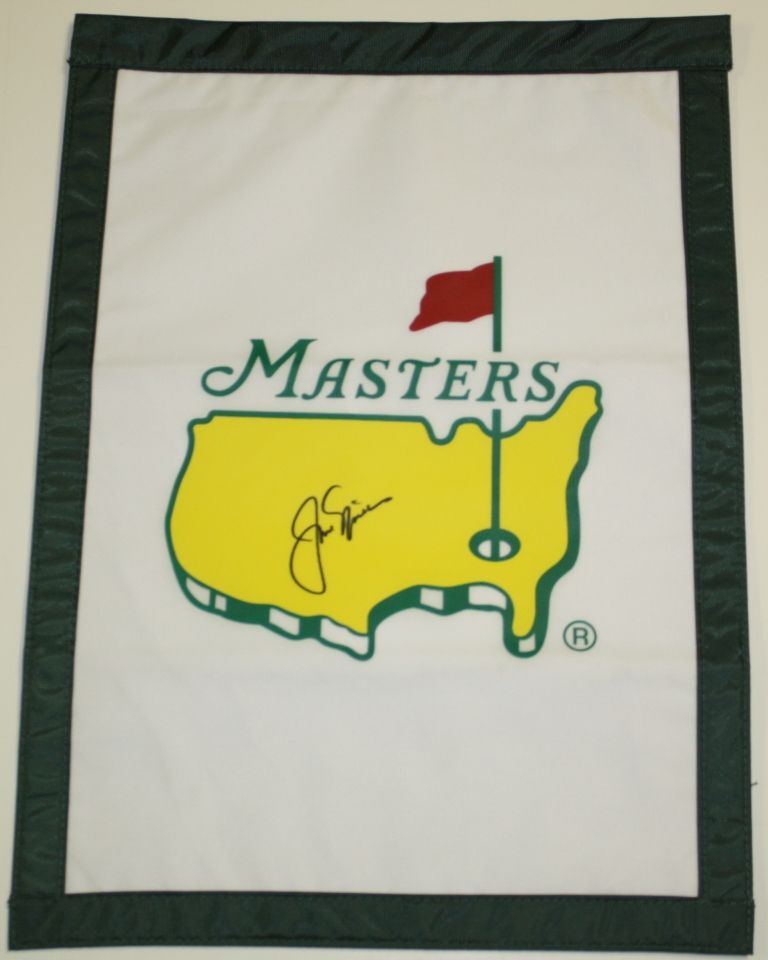 Lot Detail - Jack Nicklaus Autographed Masters Garden Flag