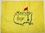 Phil Mickelson Autographed Masters Undated Flag in middle
