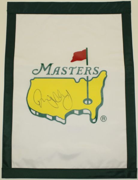 Rory McIlroy Autographed Masters Garden Flag