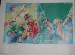 1973 Leroy Neiman "Champions Of Golf" Poster Completely Signed w/extremely scarce Ben Hogan