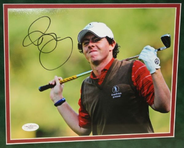 Rory McIlroy Autographed 2011 US Open Display