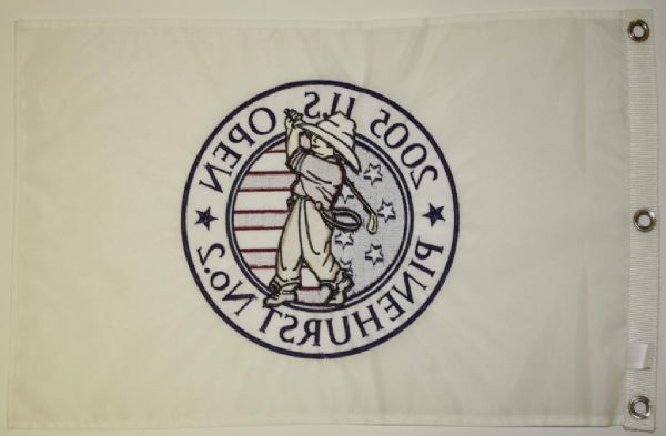 2005 US Open Embroidered Flag - Michael Campbell Champion
