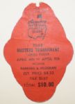 1948 Masters Tournament Badge