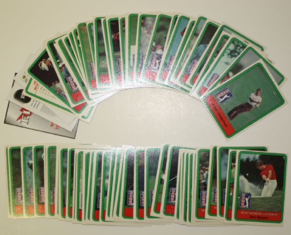 1982 Donruss Golf Cards PGA Tour Cards - Complete Set Of 66