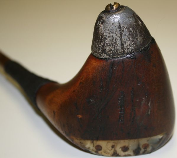 J H Dwight Hickory Conic Shaped Driver-Stamped West Point D.D. Eisenhower 1915