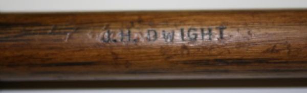 J H Dwight Hickory Conic Shaped Driver-Stamped West Point D.D. Eisenhower 1915