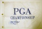 PGA Championship Flag Signed by 1960 Champion Jay Hebert- Deceased