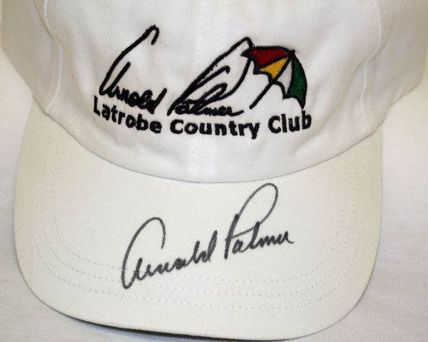 Arnold Palmer Autographed Latrobe CC Hat