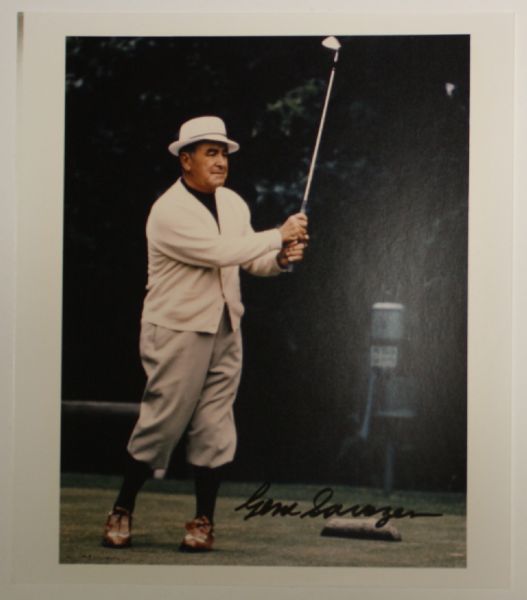 Gene Sarazen Autographed 8x10 with PSA Certification #B79314