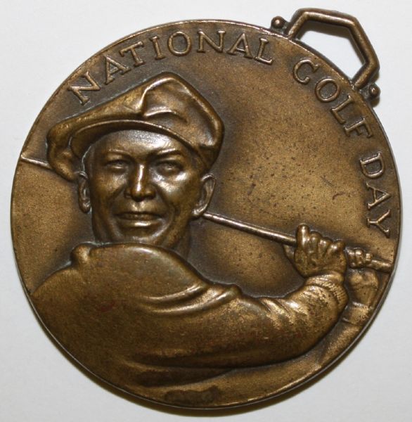 1952 National Golf Day Medal - I Beat Ben Hogan