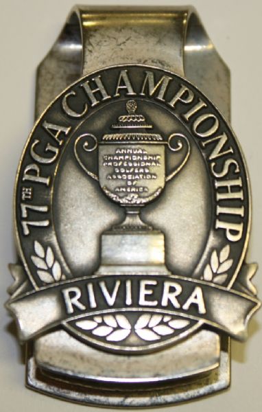 1995 PGA Championship Money Clip-Held @ Riviera C.C.