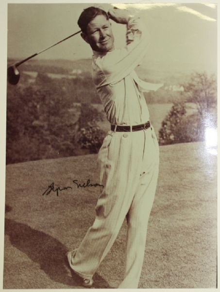 Byron Nelson Signed 8x10 Photo