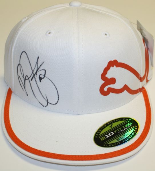 Rickie Fowler Signed Orange Puma Hat