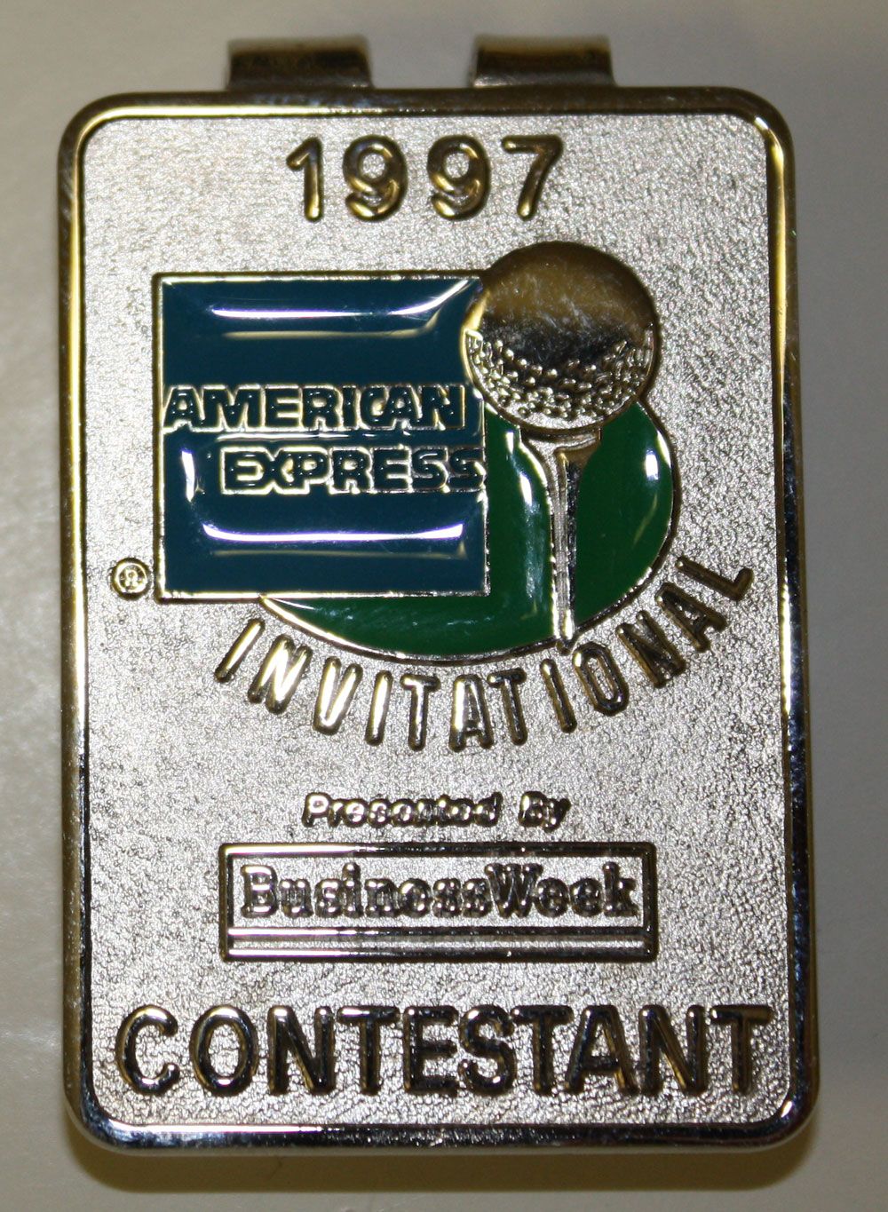 Lot Detail - 1997 American Express Invitational Contestant Money Clip