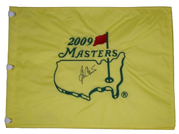 Ben Crenshaw Autographed 2009 Masters Flag JSA COA