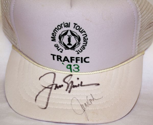 Jack Nicklaus Signed Memorial Tournament Hat