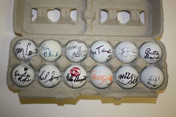 Lot of 12 Signed Golf Balls #20