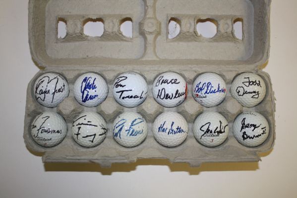 Lot of 12 Signed Golf Balls #30