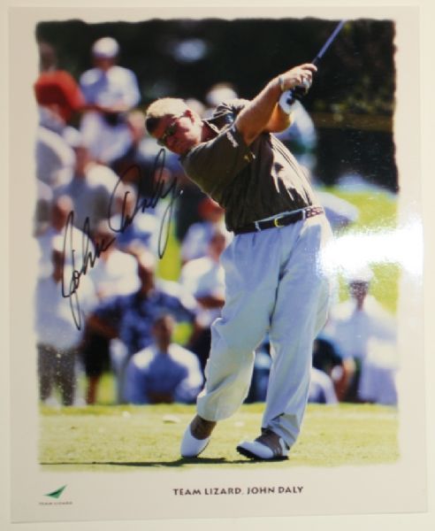 John Daly Signed Photo