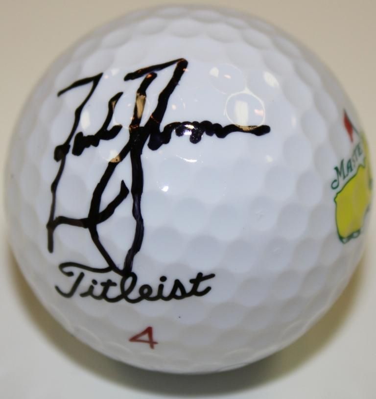 Lot Detail - Zach Johnson Signed Golf Ball