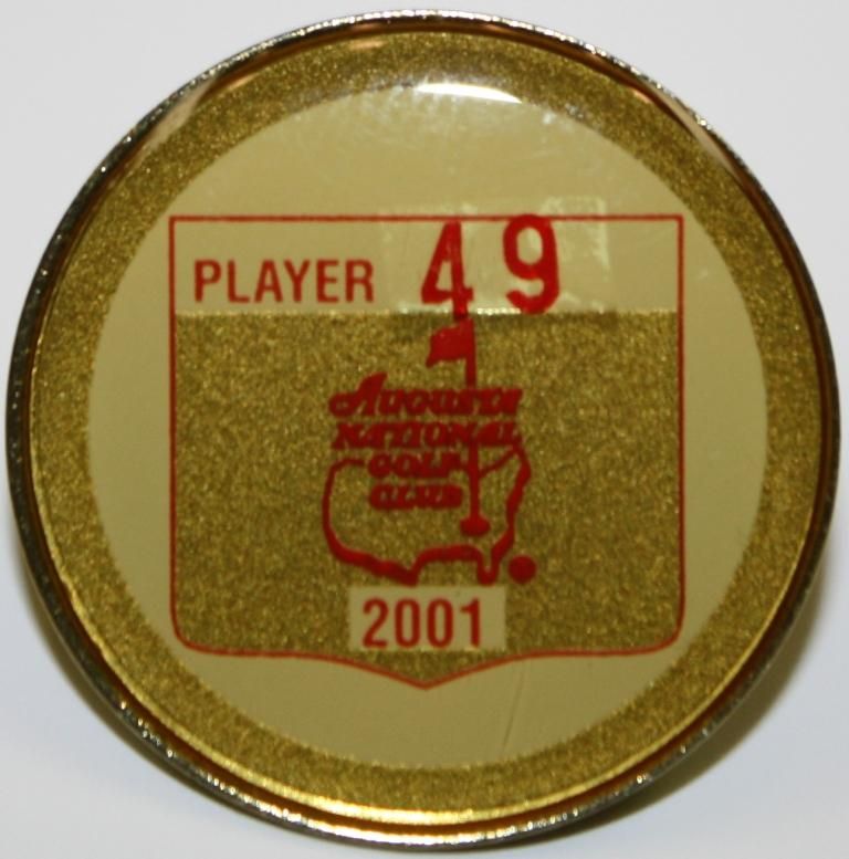 Lot Detail - 2001 Masters Players Pin