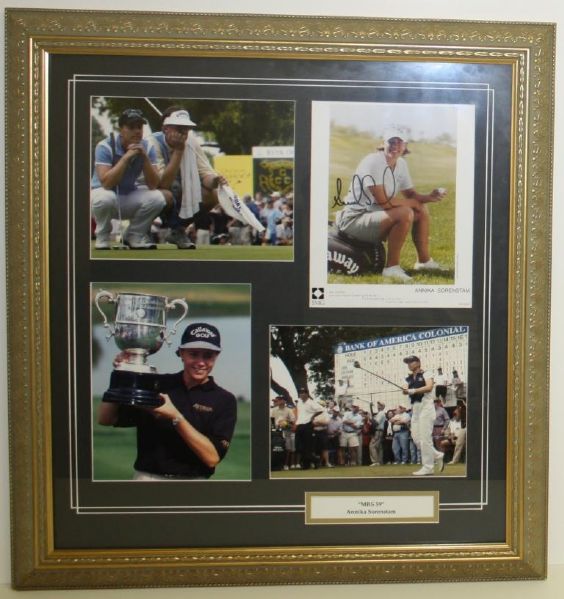 Annika Sorenstam signed "Mrs 59" Nicely Framed