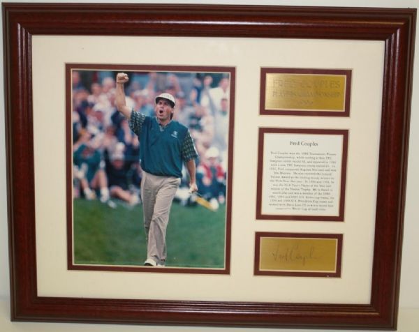 Fred Couples framed 92 Masters piece