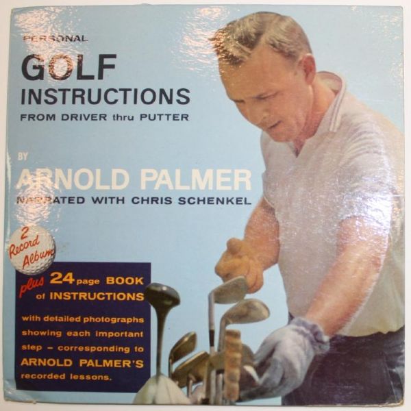 Arnold Palmer Instructional Book and Record - Personal Golf Instructions from Driver thru Putter