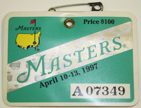 1997 Masters Badge