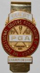 1967 PGA Championship Money Clip - Guest Designation-Near Mint Condition