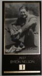 1937 Byron Nelson (D-'06)Autographed Grand Slam Ventures Gold Foil Black and White Card