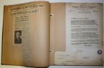 Felix Serafin's Scrapbook - 1939 & 1940 Anthracite Open including Pairing Sheets Both Years, Marshall Armband, and more